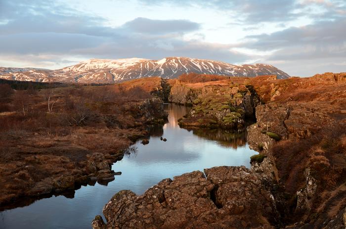 Iceland at sunset(700x)