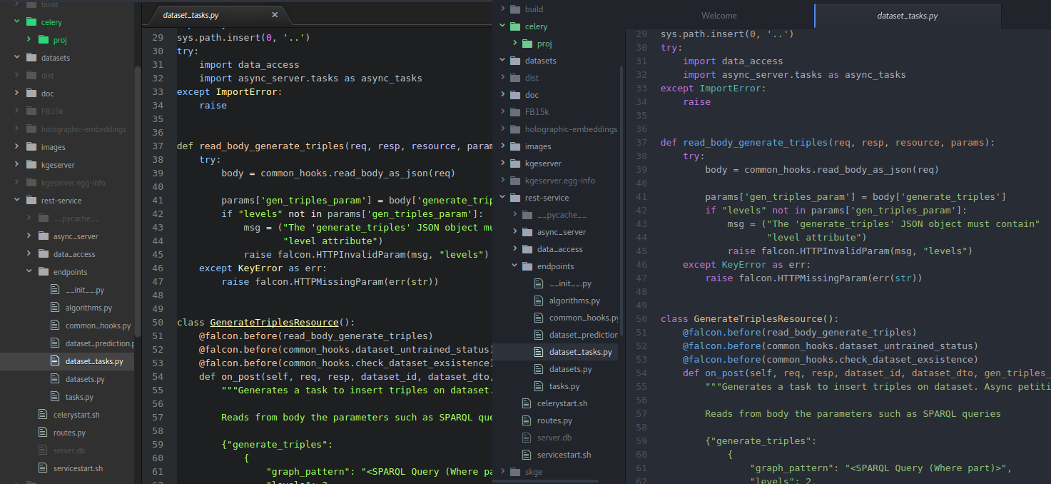 Atom antes y después de la versión 1.0 y de la llegada del tema One